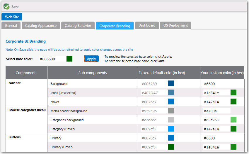 Applying a Base Color With Preview of Colors in Your Custom Color Column